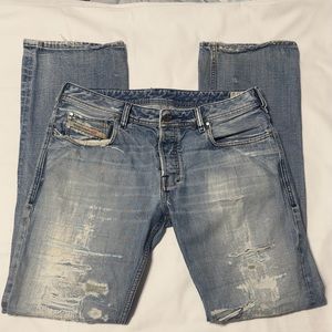 BOGO FREE Diesel Zanity Men’s Distressed Jeans 36/34
